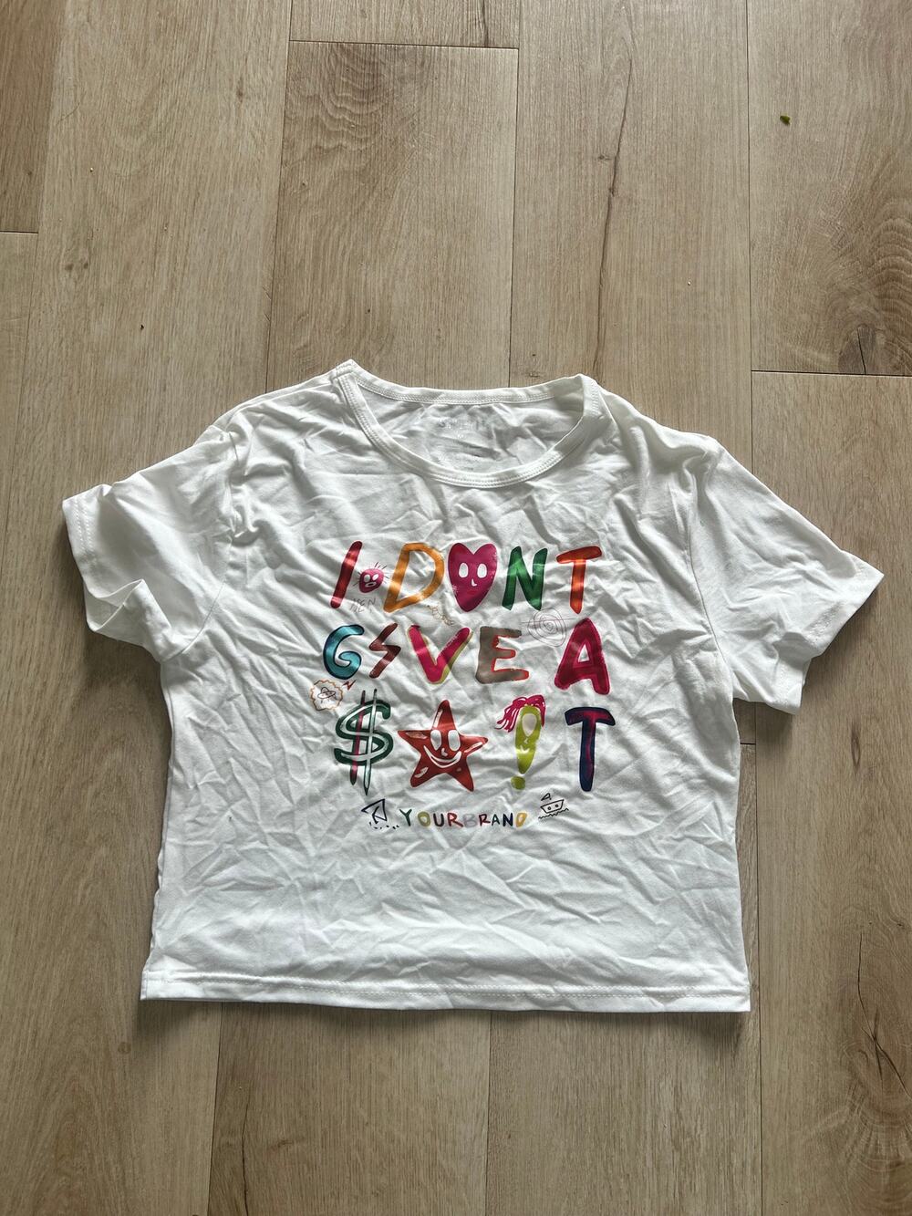 SHEIN Multicolor Statement Graphic T-Shirt Size M